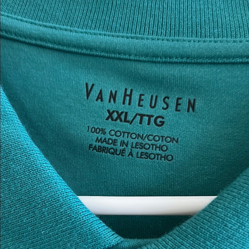 Van Heusen Turquoise Polo Shirt XXL